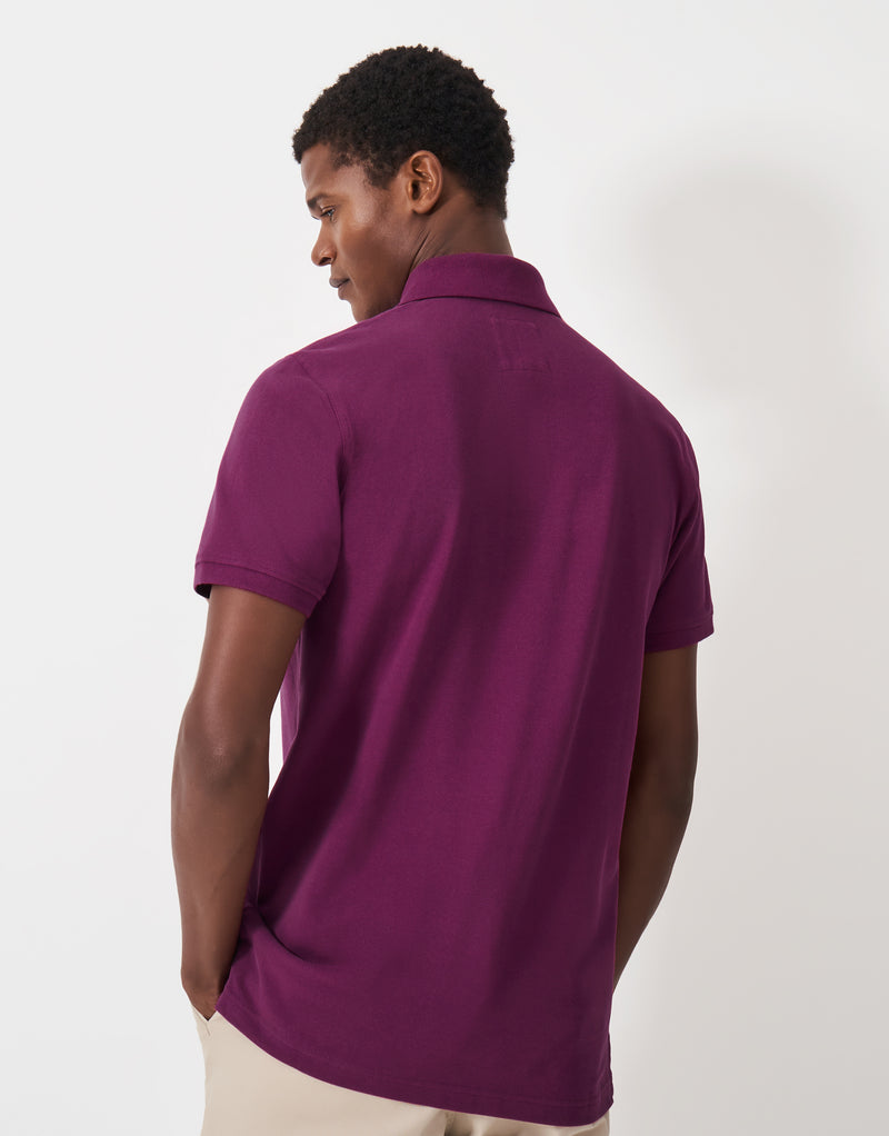 An image of the Crew Clothing Classic Pique Polo