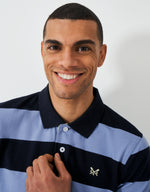 An image of the Crew Clothing Heritage Stripe Polo
