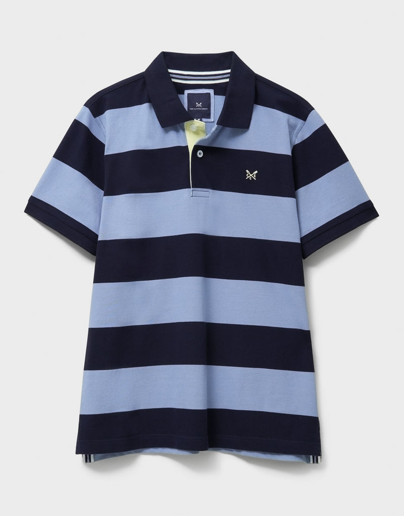 An image of the Crew Clothing Heritage Stripe Polo