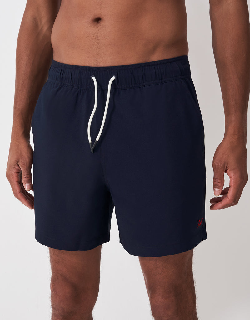 An image of the Crew Clothing Plain Swim Shorts