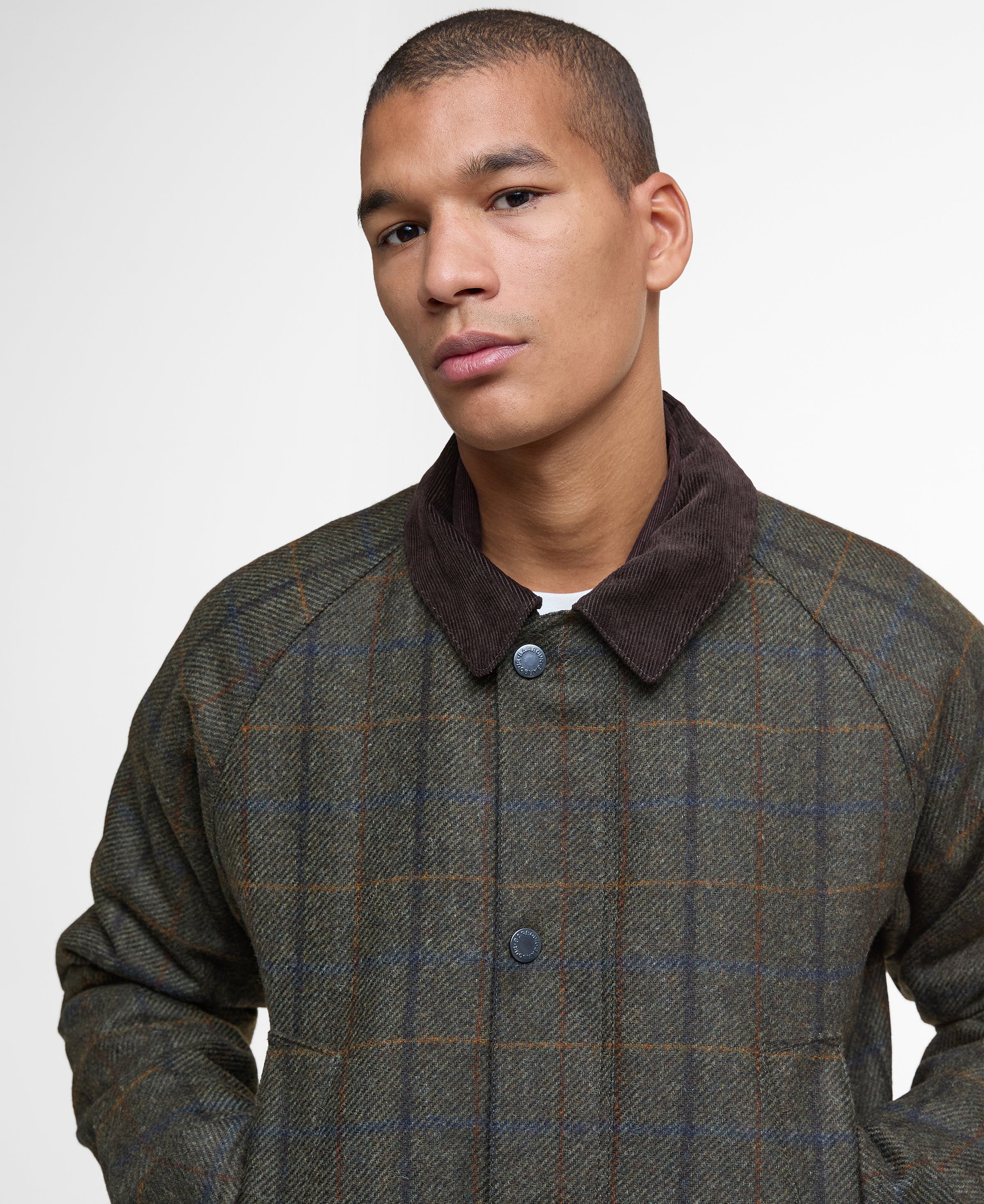 An image of the Barbour Bedale Check Wool Jacket