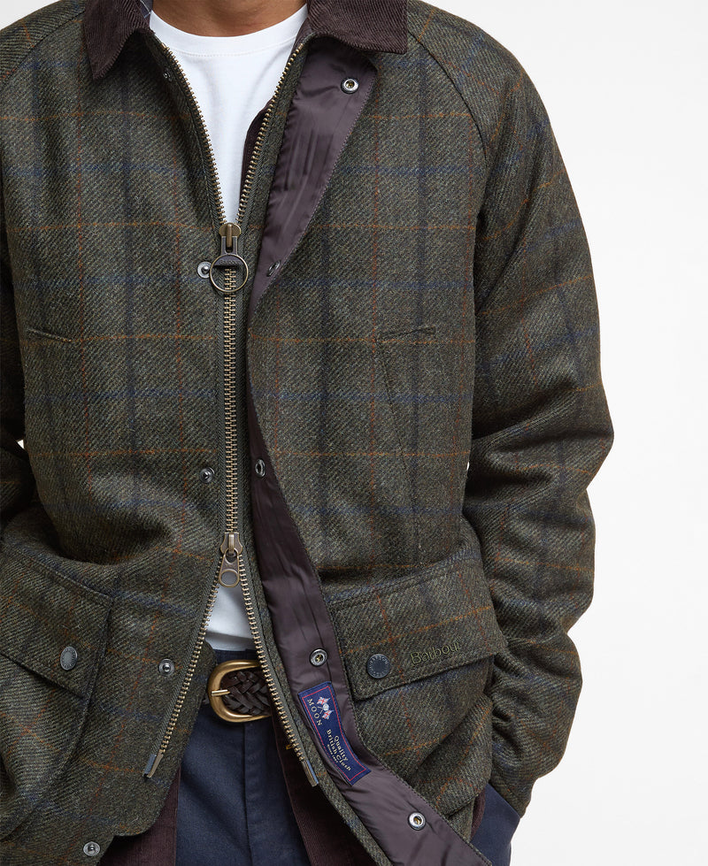 An image of the Barbour Bedale Check Wool Jacket