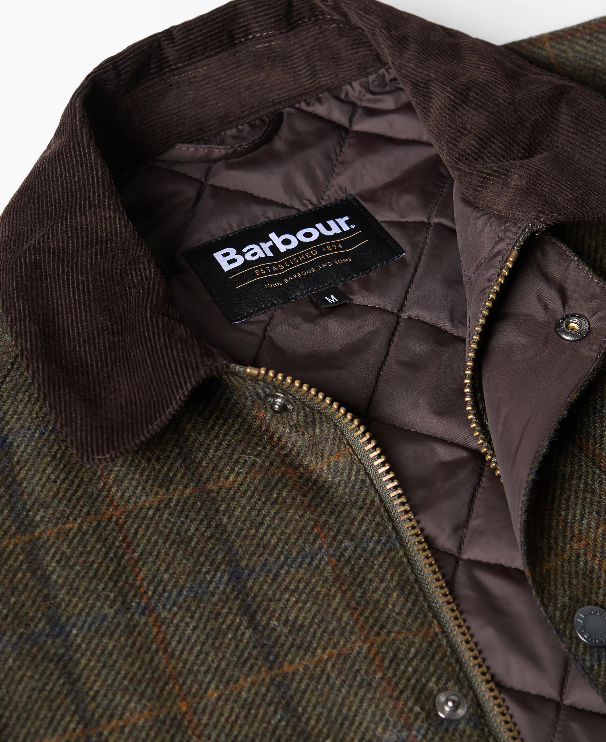 An image of the Barbour Bedale Check Wool Jacket
