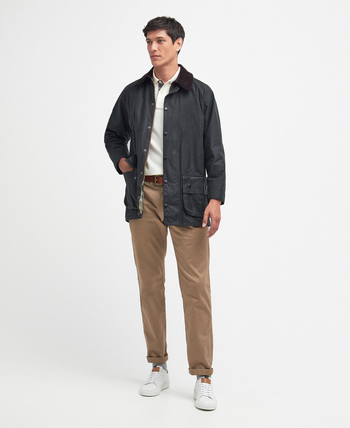 An image of the Barbour Beaufort Wax Jacket