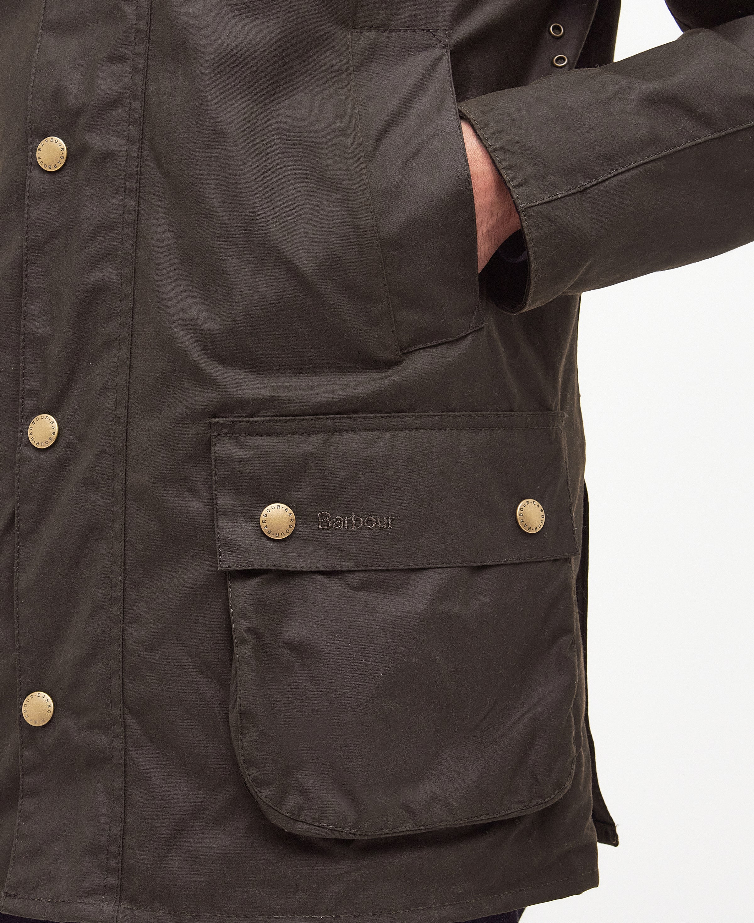 An image of the Barbour Ashby Wax Jacket
