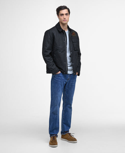 An image of the Barbour International Workers Wax Jacket