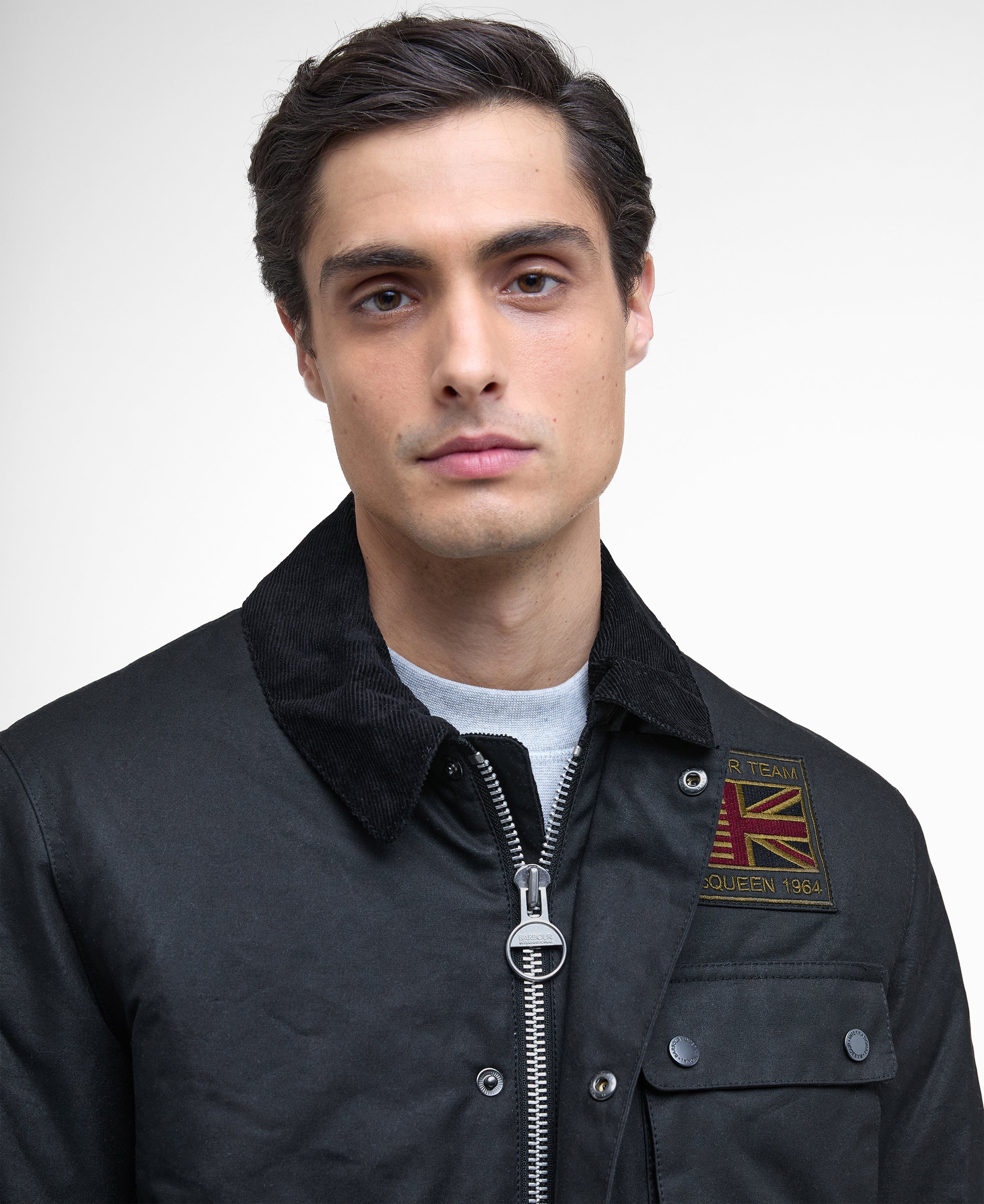 An image of the Barbour International Workers Wax Jacket