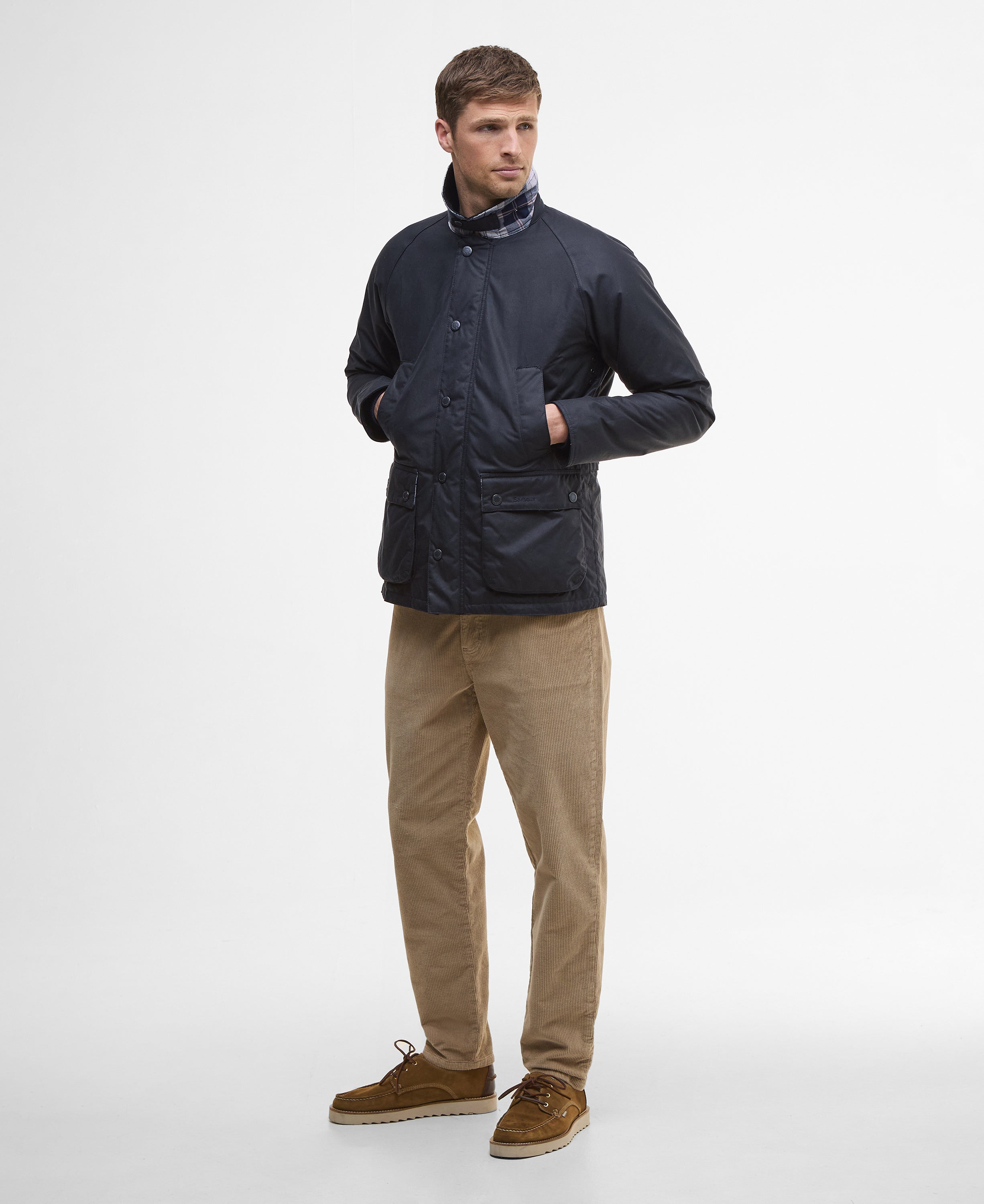 週末2日間限定Barbour ネイビー　STRATHYRE WAX JACKET Barbour Strathyre Wax Jacket Size M Dark Navy Waxed Cotton England