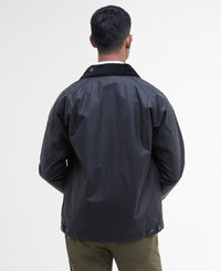 An image of the Barbour Short Bedale Wax Jacket