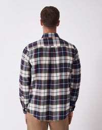 An image of the Crew Clothing Classic Fit Multi Check Flannel
