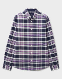 An image of the Crew Clothing Classic Fit Rupert Check Oxford