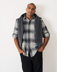 An image of the Crew Clothing Filey Check Flannel