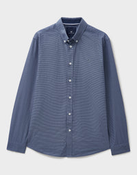 An image of the Crew Clothing Puppytooth Oxford