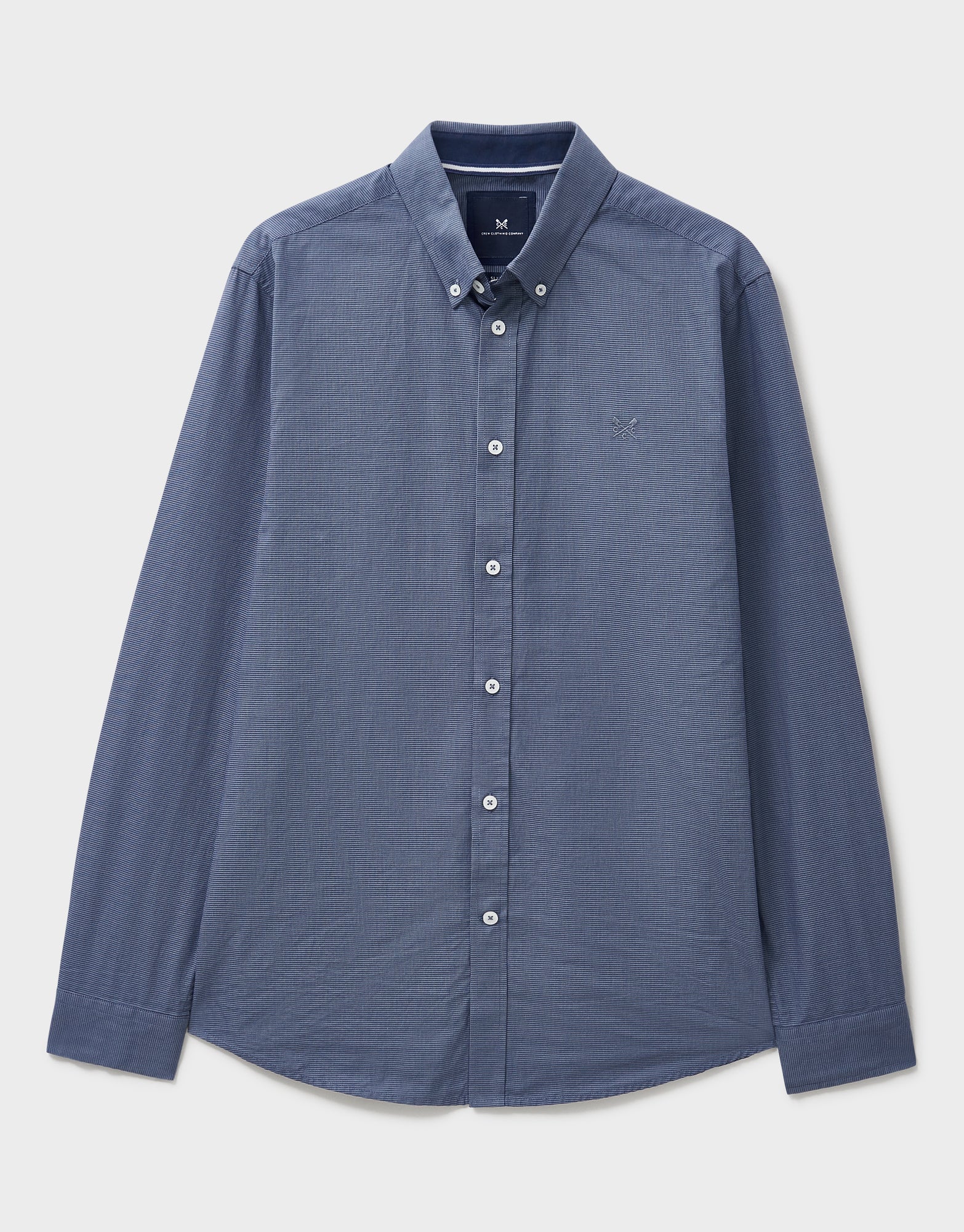 An image of the Crew Clothing Puppytooth Oxford