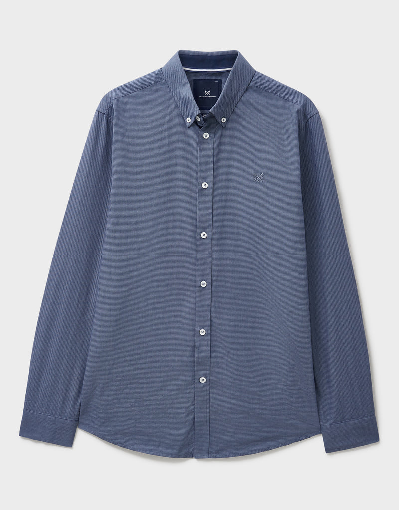 An image of the Crew Clothing Puppytooth Oxford
