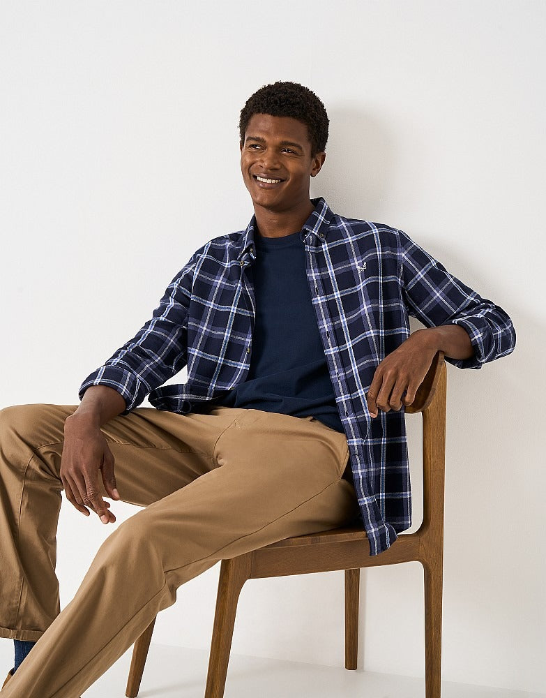An image of the Crew Clothing House Check Flannel