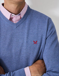An image of the Crew Clothing Organic Cotton Vee