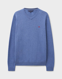 An image of the Crew Clothing Organic Cotton Vee