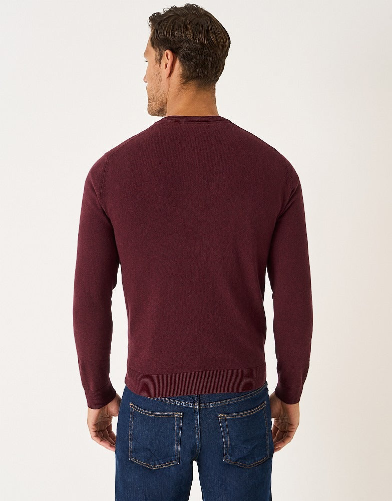 An image of the Crew Clothing Organic Cotton Vee