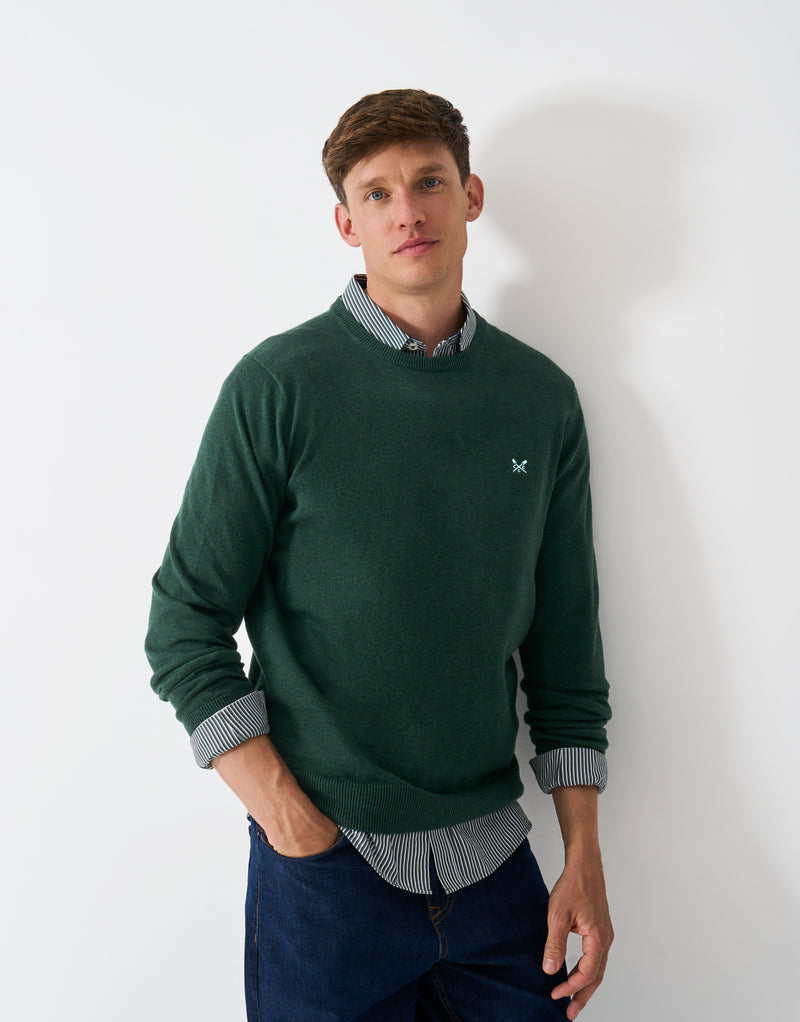 An image of the Crew Clothing Organic Cotton Crew