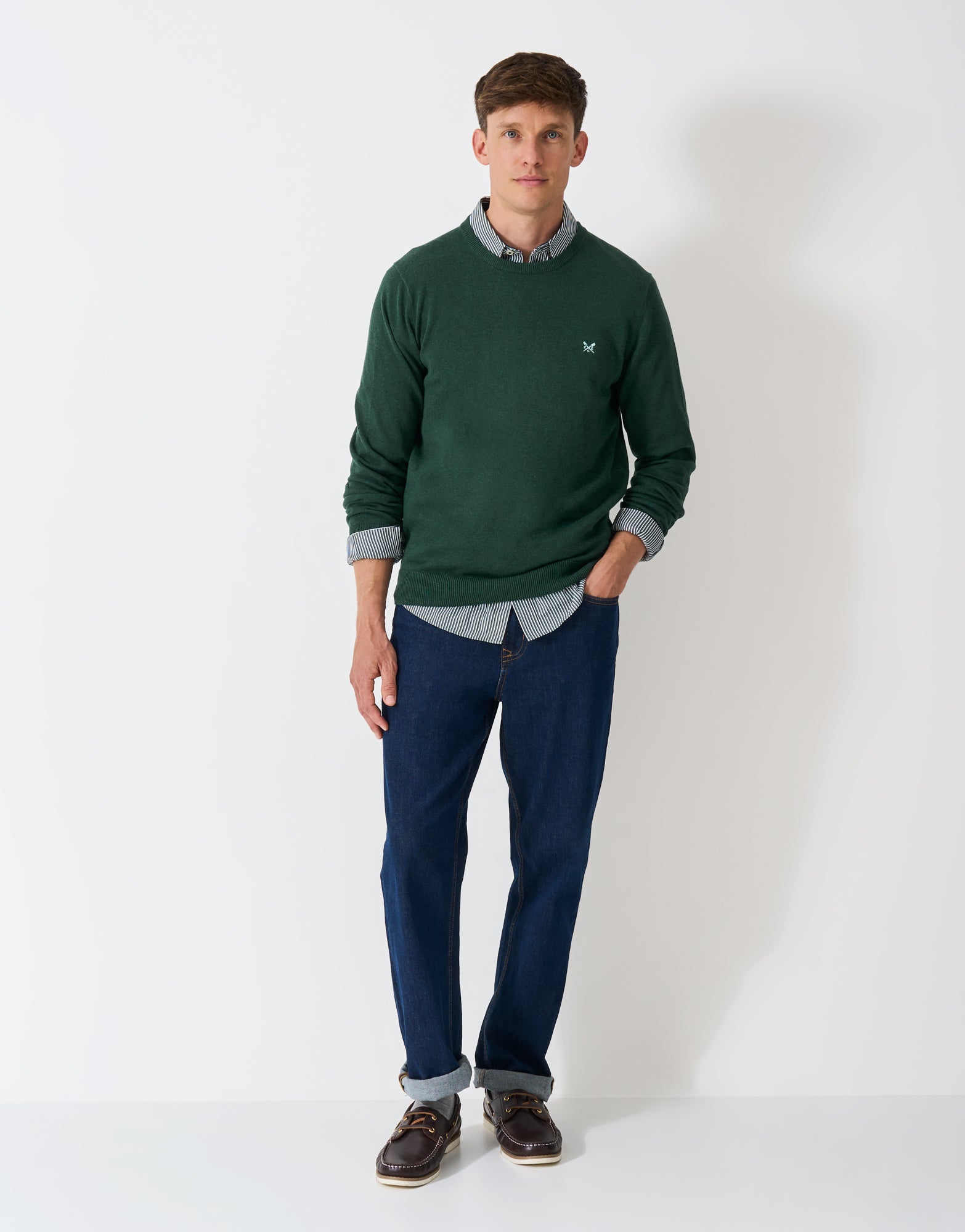 An image of the Crew Clothing Organic Cotton Crew