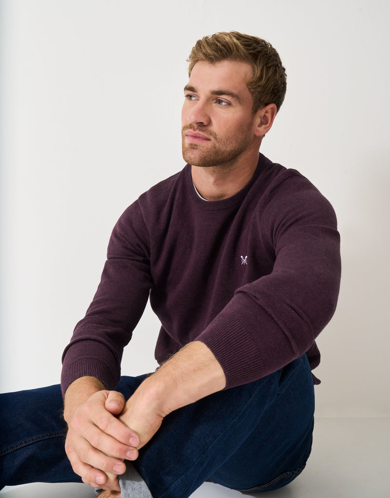 An image of the Crew Clothing Organic Cotton Crew