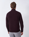 An image of the Crew Clothing Classic 1/2 Zip Jumper