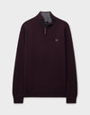An image of the Crew Clothing Classic 1/2 Zip Jumper