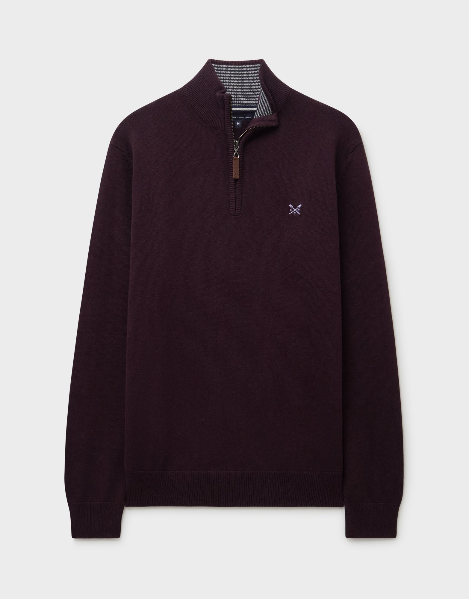 An image of the Crew Clothing Classic 1/2 Zip Jumper