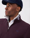 An image of the Crew Clothing Classic Half Zip Sweat