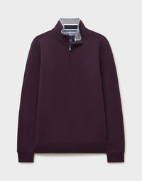 An image of the Crew Clothing Classic Half Zip Sweat