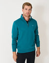 An image of the Crew Clothing Classic Half Zip Sweat