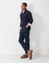 An image of the Crew Clothing French Rib Half Zip Sweatshirt