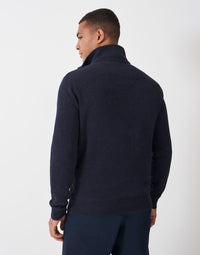 An image of the Crew Clothing French Rib Half Zip Sweatshirt