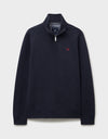 An image of the Crew Clothing French Rib Half Zip Sweatshirt