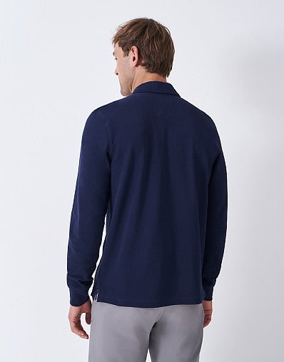 An image of the Crew Clothing Pique Polo