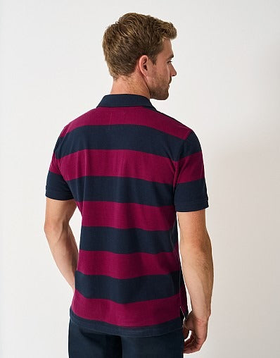 An image of the Crew Clothing Heritage Rugby Stripe Polo