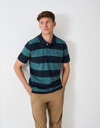 An image of the Crew Clothing Heritage Rugby Stripe Polo
