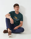 An image of the Crew Clothing Embroidered Fly Fishing Tackle Tee