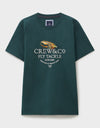 An image of the Crew Clothing Embroidered Fly Fishing Tackle Tee