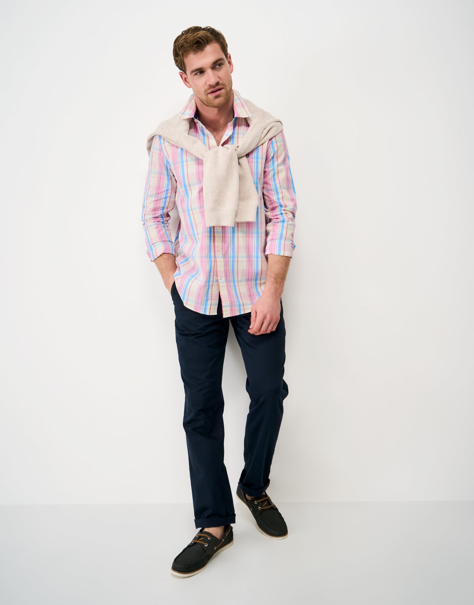 Classic Fit Multi Check Shirt