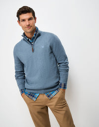 Organic Cotton Half Zip Jumper
