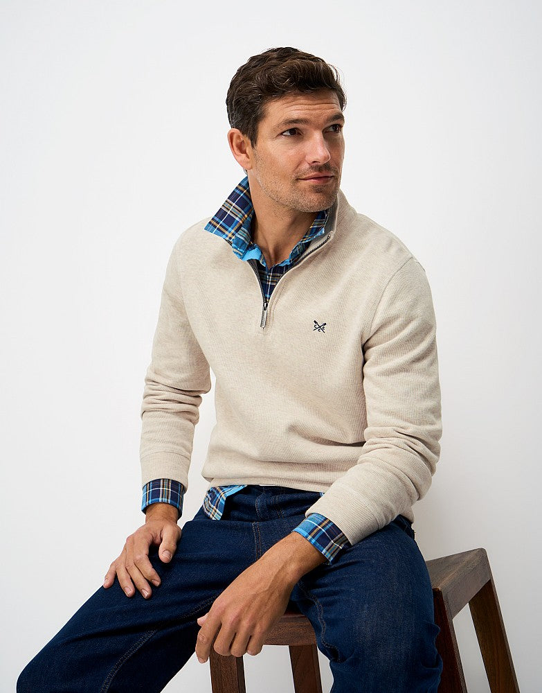French Rib Half Zip