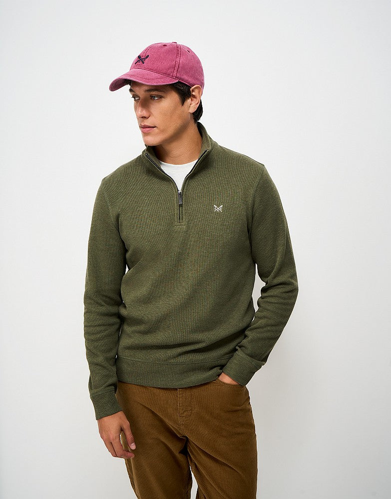French Rib Half Zip