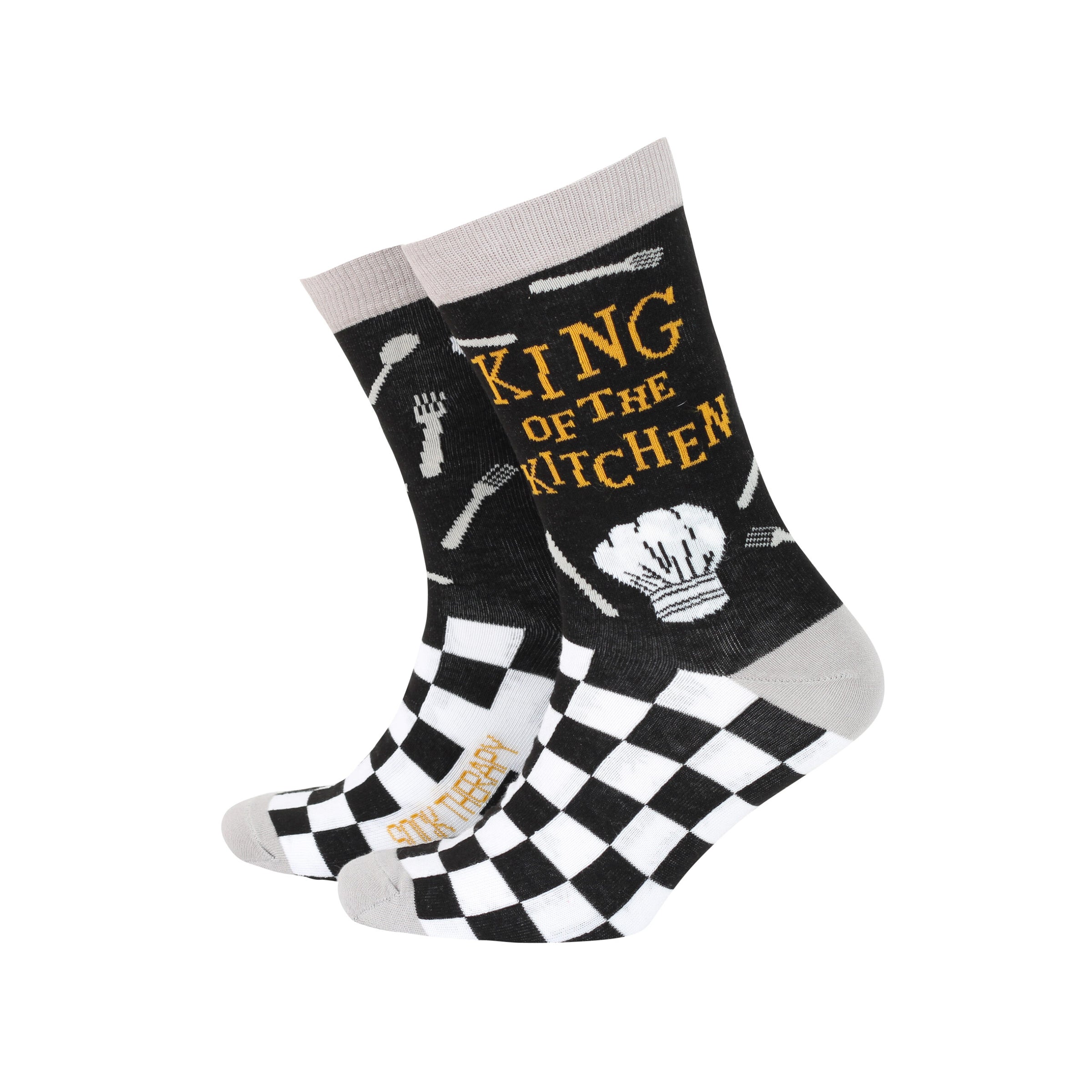 An image of the Smiling Faces King Of The Kitchen - Bamboo Socks