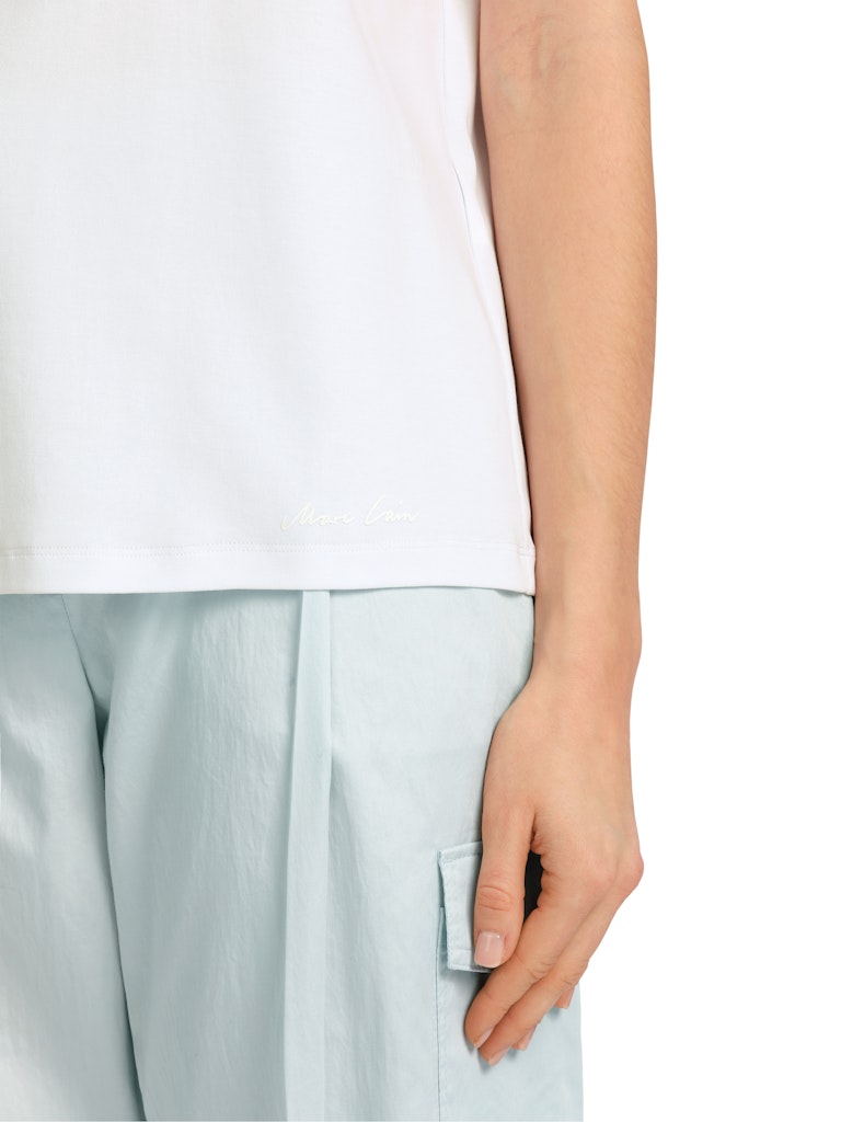 An image of the Marc Cain Cap Sleeve Lace Top