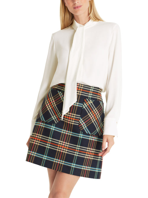An image of the Marc Cain Tie Neck Blouse