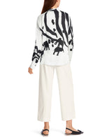 An image of the Marc Cain Elephant Print Blouse