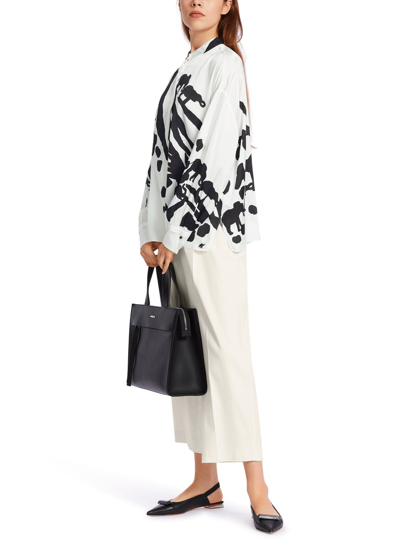 An image of the Marc Cain Elephant Print Blouse