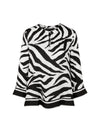 An image of the Marc Cain Zebra Print Blouse
